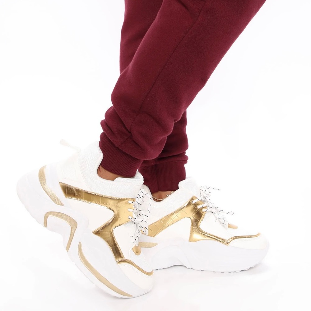Brand New Metallic Sneakers